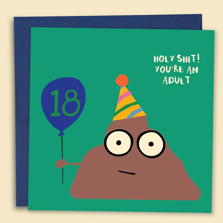 You're and Adult Birthday Card