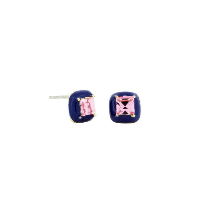 Blue Pink Sonia Stud Earrings