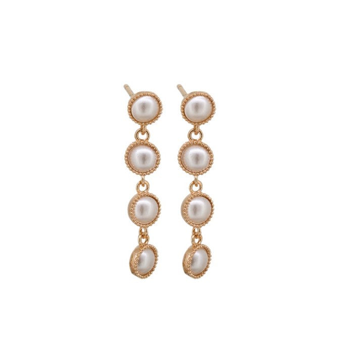 Rose Gold Pearl Rosalie Earring