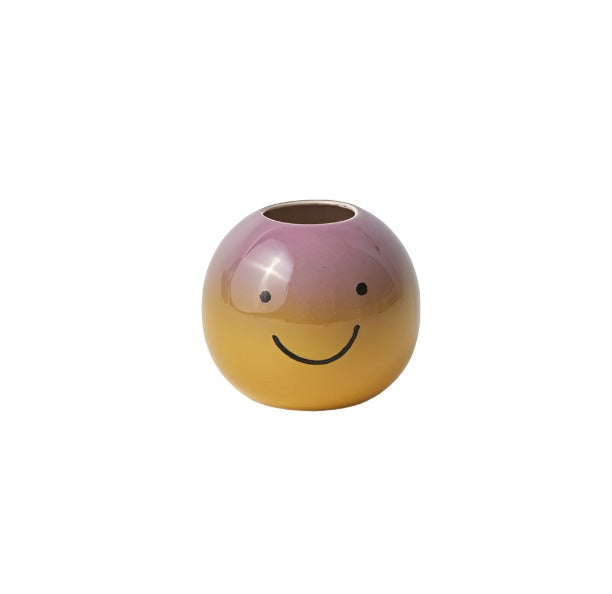 Smiley Vase Violet