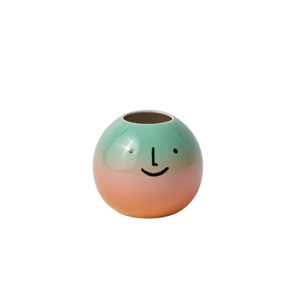 Smiley Vase Peach