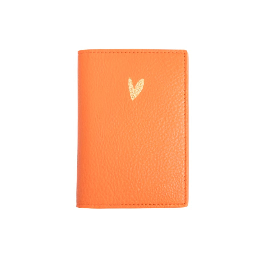 Orange Passport Holder