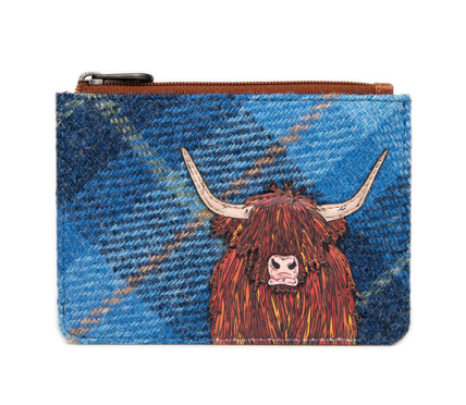 Zip Top Purse - Highland Cow