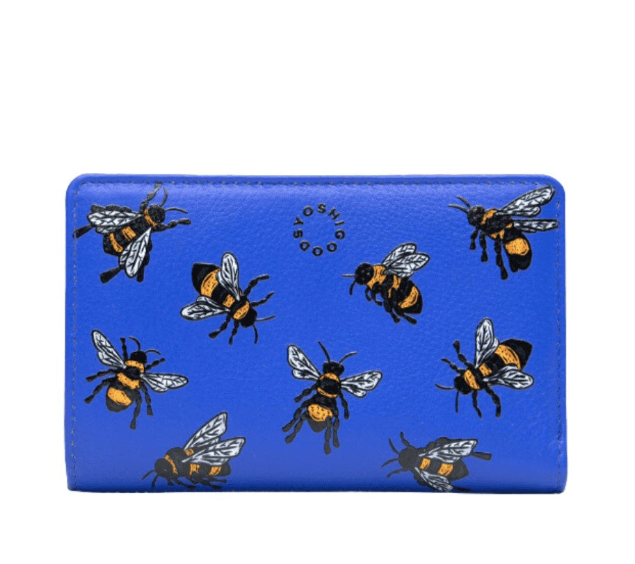 Oxford Zip Around Purse - Sweet Bees