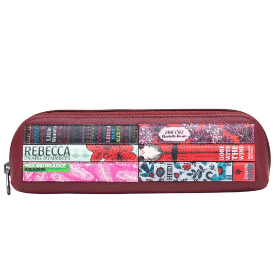 Yoshi Pencil Case - Library Cherry Red