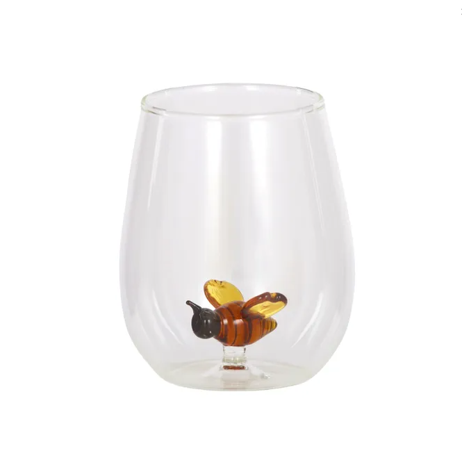 Bumble Bee Glass Tumbler