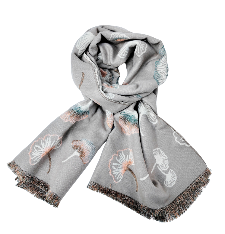 Gingko Scarf - Beige