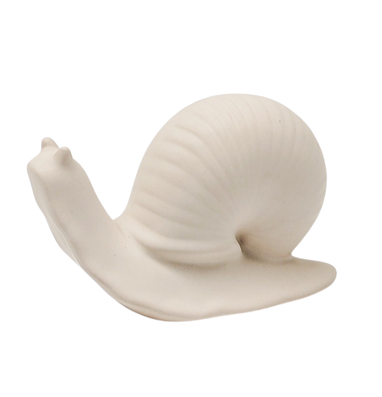 Snail Ornament - White