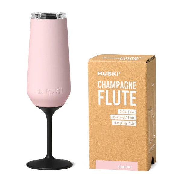 Insulated Champagne Flute - Powder Pink