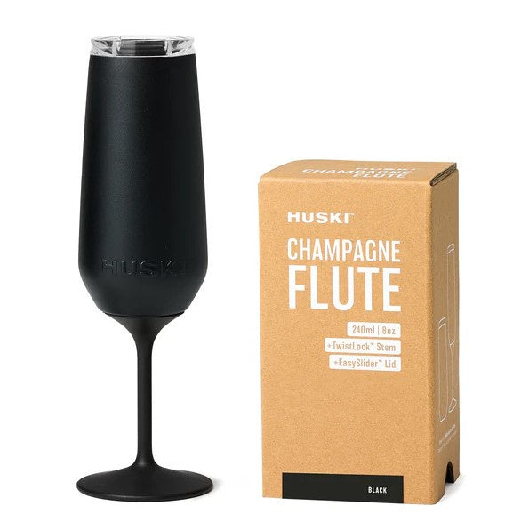 Insulated Champagne Flute - Black