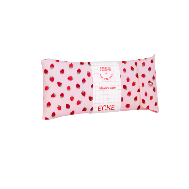 ECKE Glasses Case - Fresas Pink