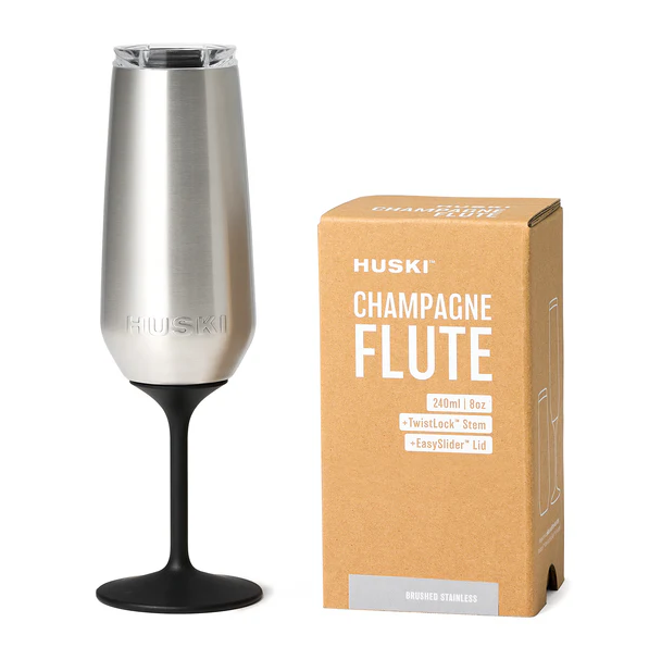 Insulated Champagne Flute - Stone Grey