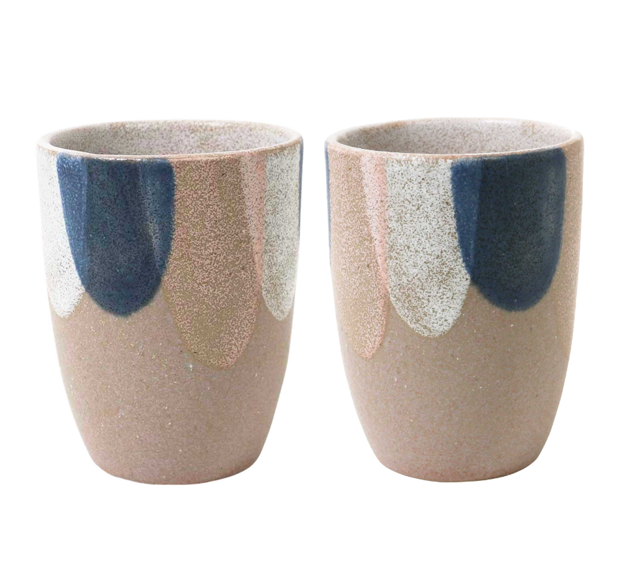 Latte Cup 2 pk - Blue (Tate Collection)