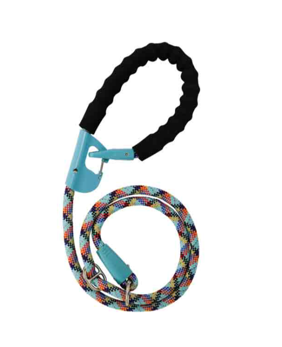 Snap & Stay 2 in 1 Leash - Multi Blue