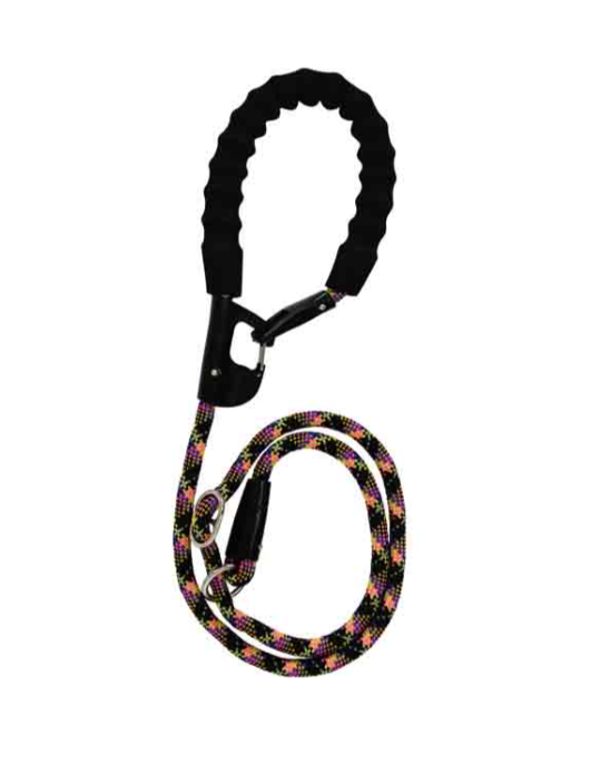 Snap & Stay 2 in 1 Leash - Multi Black