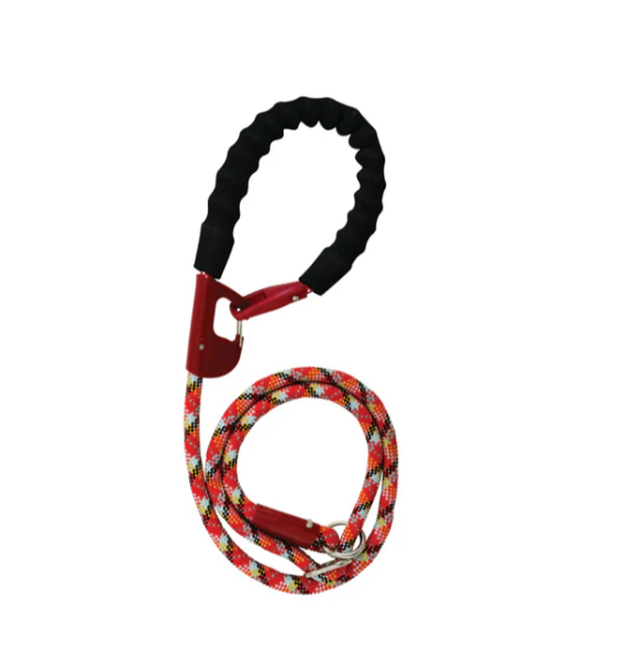 Snap & Stay 2 in 1 Leash - Multi Red