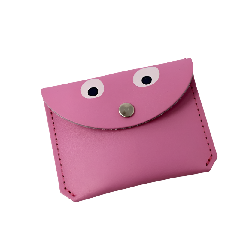 Mini Money Googly Eye Purse - Hot Pink