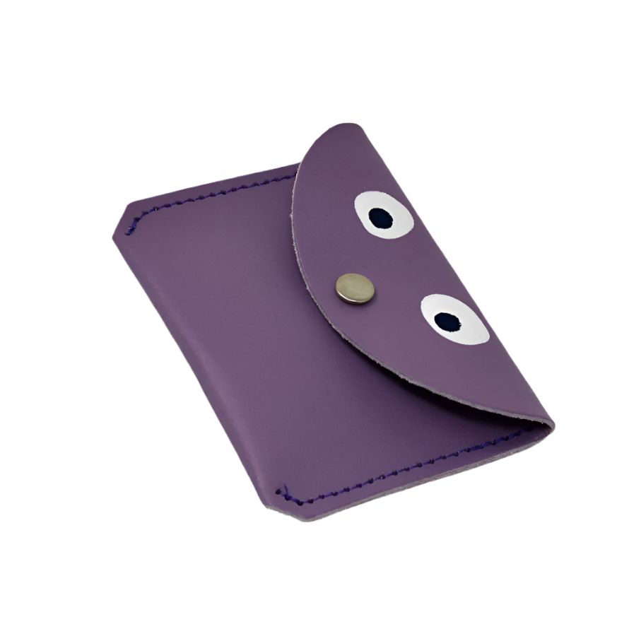 Mini Money Googly Eye Purse - Lilac