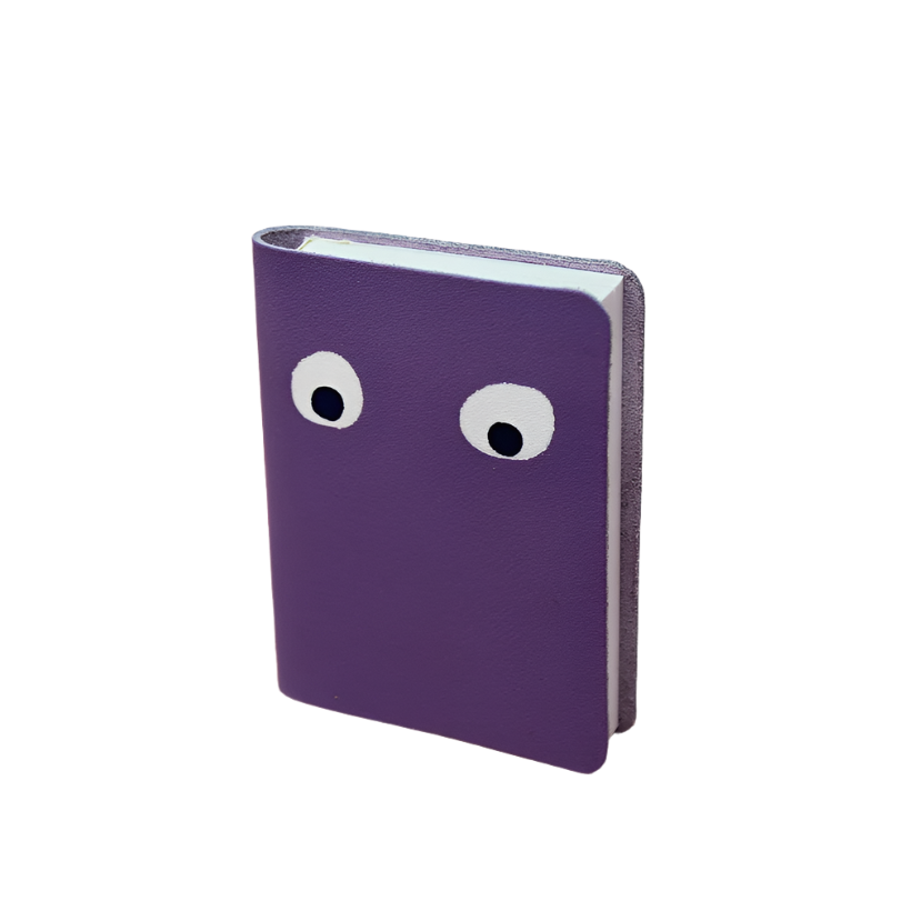 Googly Eye Mini Notebook - Lilac