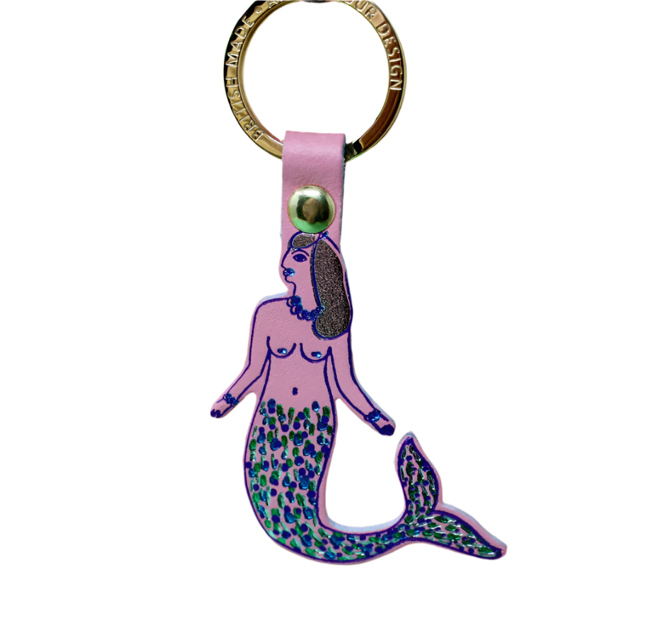 Mermaid Key Fob - Pink