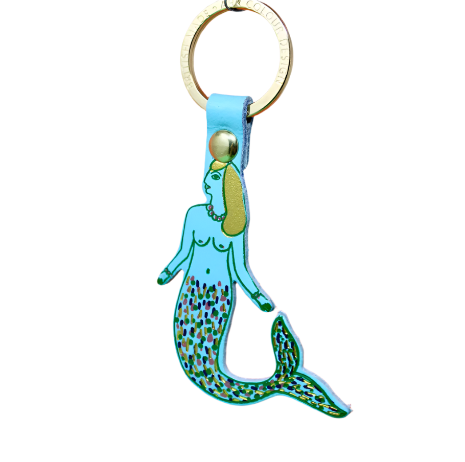 Mermaid Key Fob - Turquoise