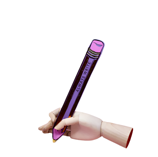 Always Write Pencil Bookmark - Lilac