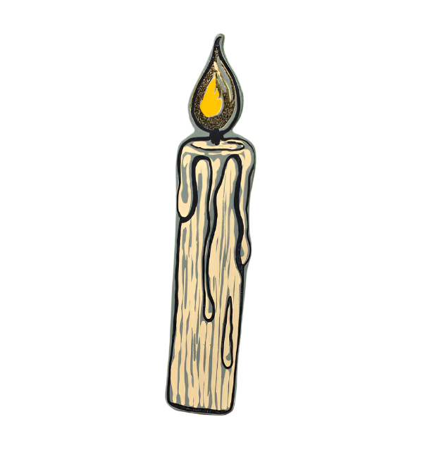 Candle Bookmark - Heritage Blue