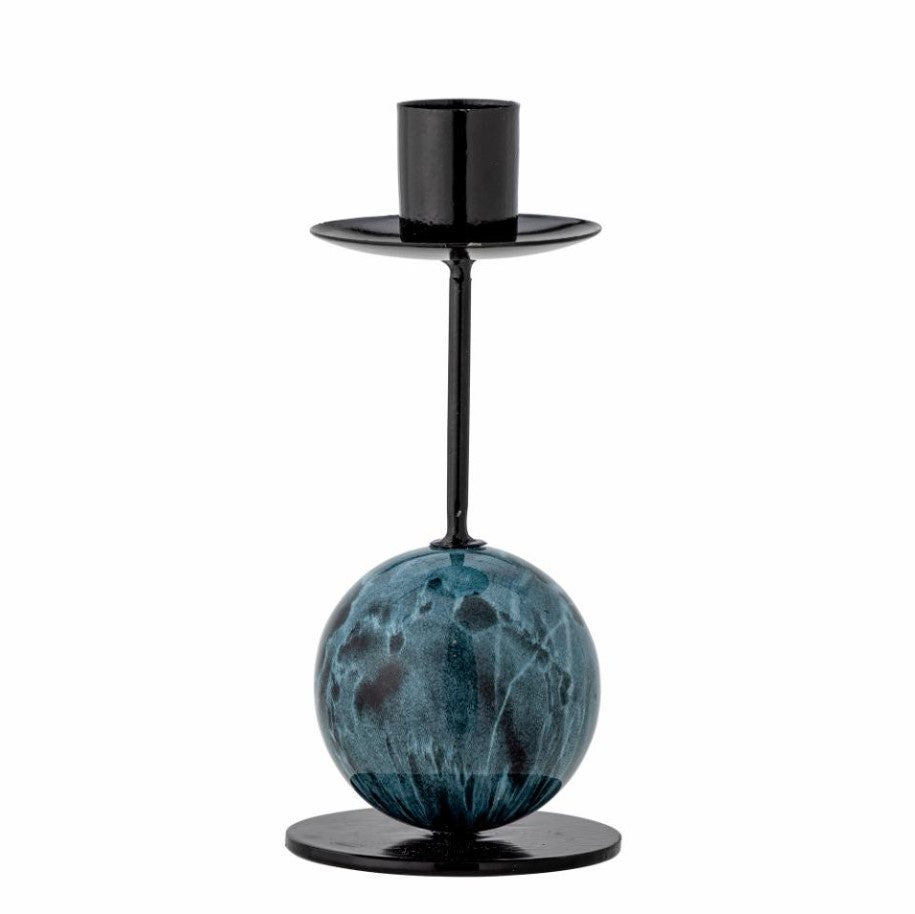 Jayda Candle Holder - Blue