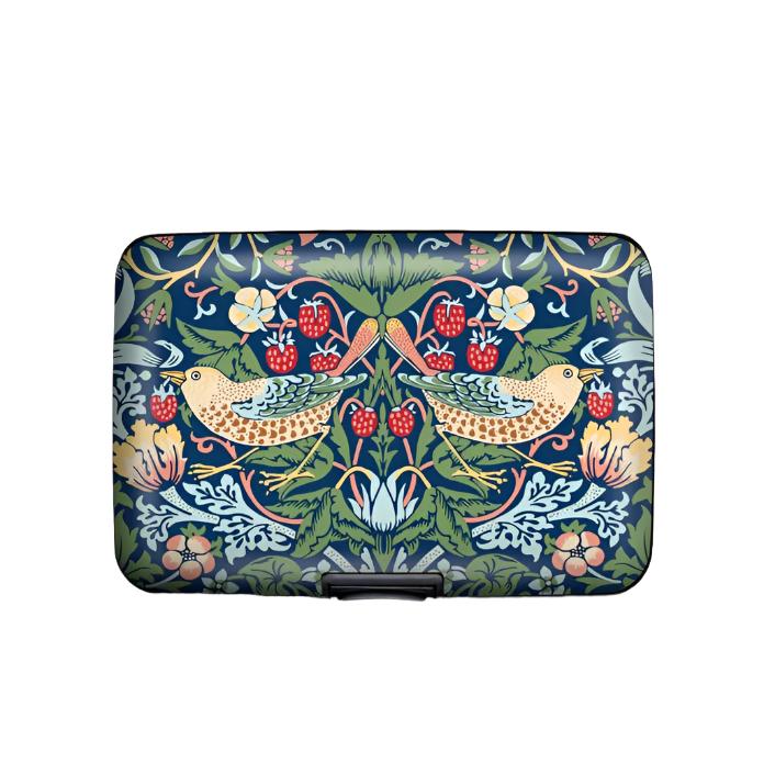 Armoured Wallet - William Morris, Strawberry Thief