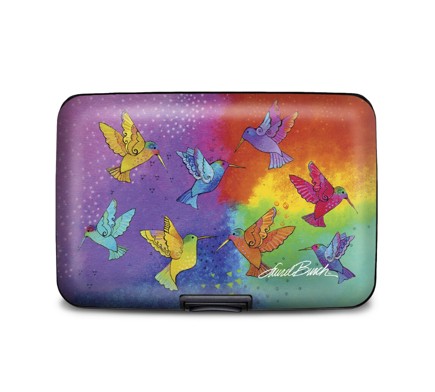 Armoured Wallet - Laurel Burch, Hummingbirds