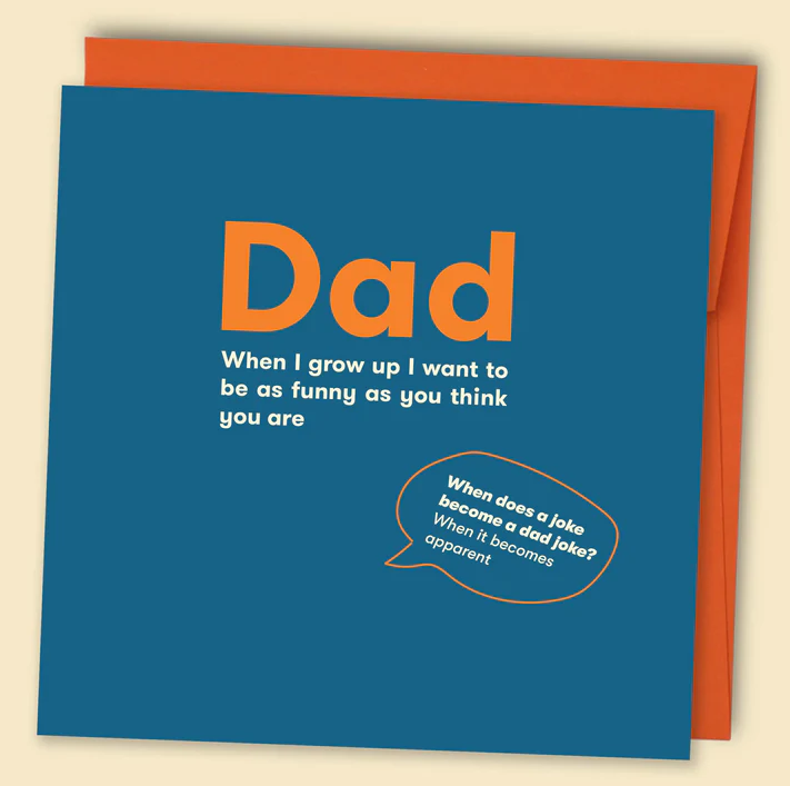 Dad When I Grow Up Card