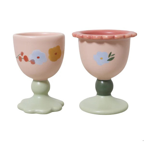 Egg Cups Set of 2 -  Flower Market