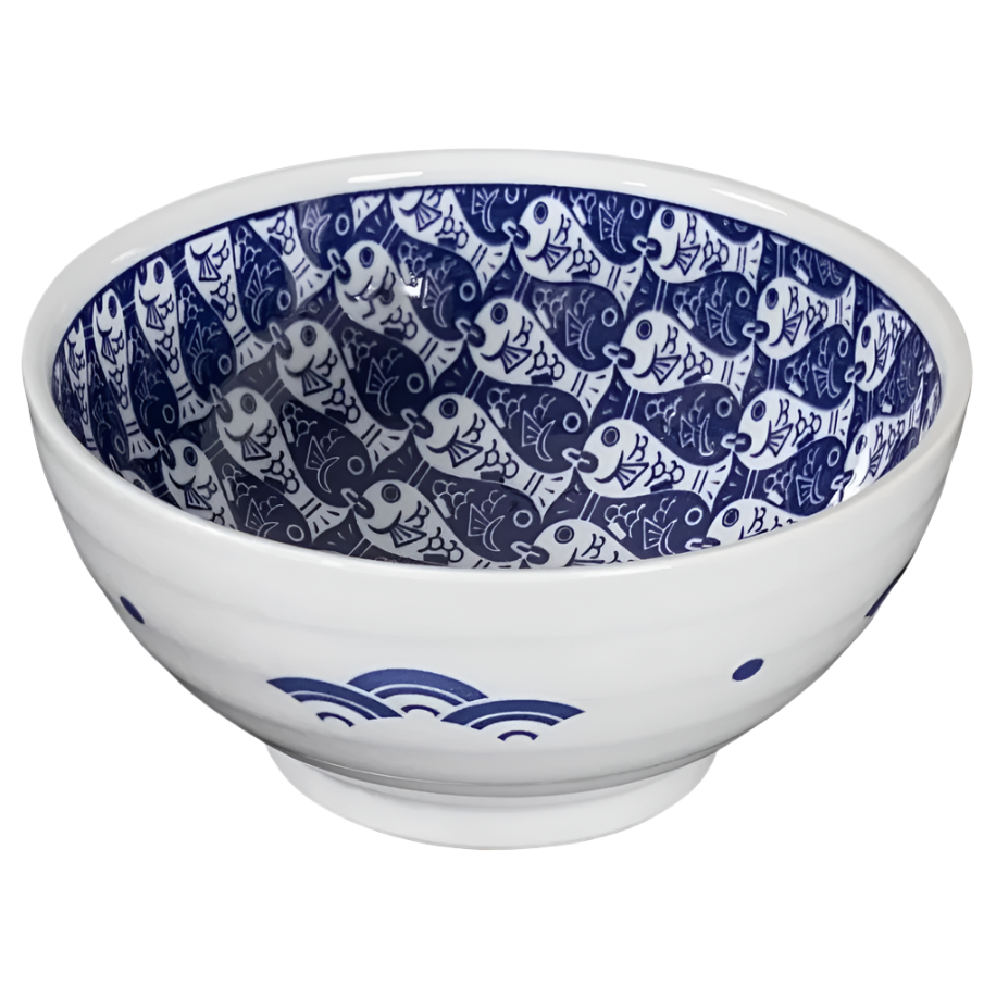 Medetai Bowl with Chopsticks - Blue