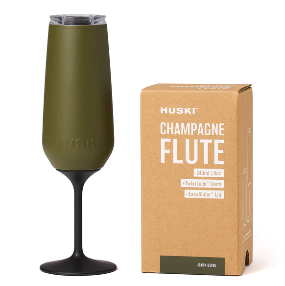 Insulated Champagne Flute - Dark Olive