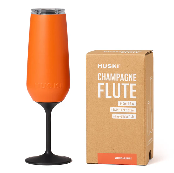 Insulated Champagne Flute - Valencia Orange