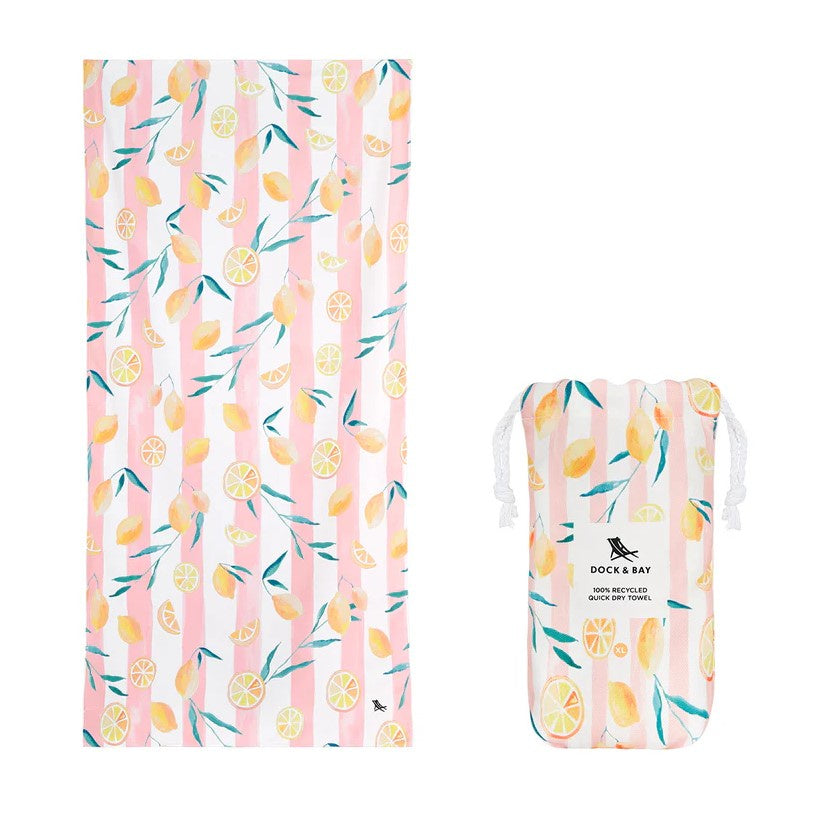 Dock & Bay Beach Towel XL - Lemons