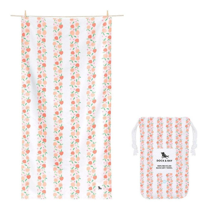 Dock & Bay Kids Beach Towel M - Peach Party