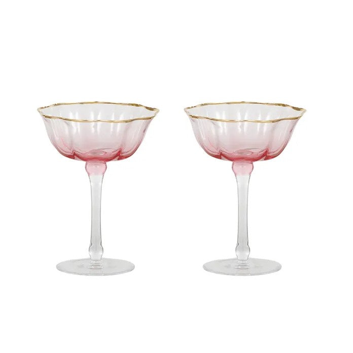 Hyatt Glass Coupe - Set of 2