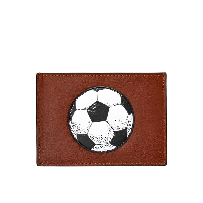 Card Holder - Football Brown