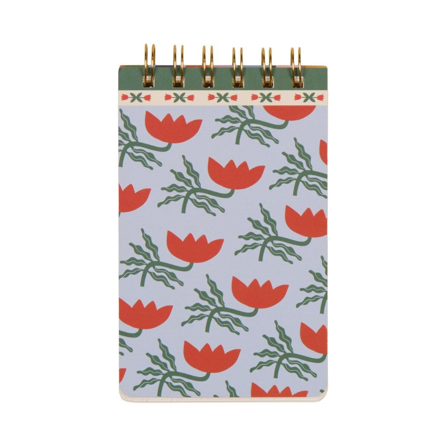 A Dopo Twin Wire Notepad - Flower