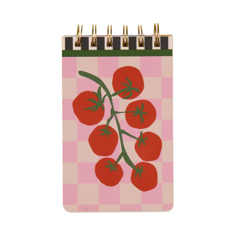 A Dopo Twin Wire Notepad - Tomato