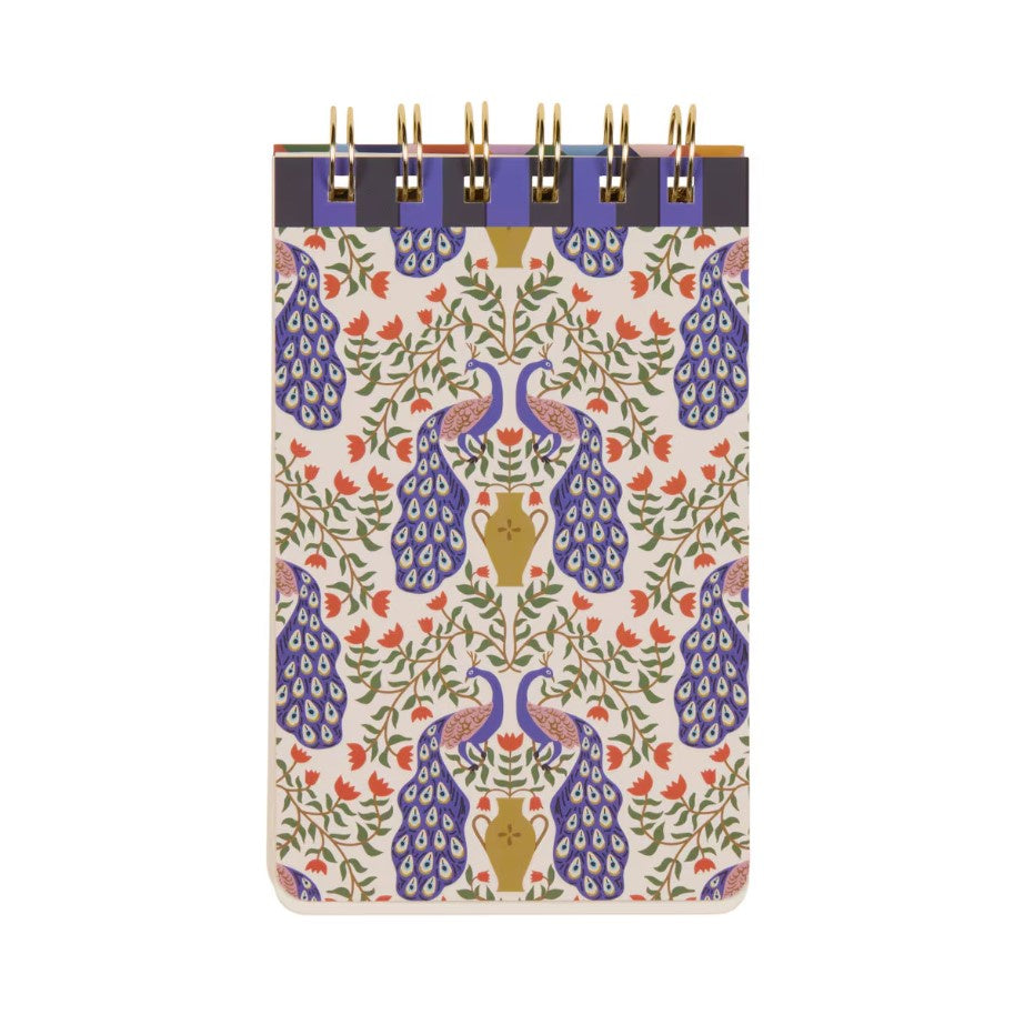 A Dopo Twin Wire Notepad - Peacock