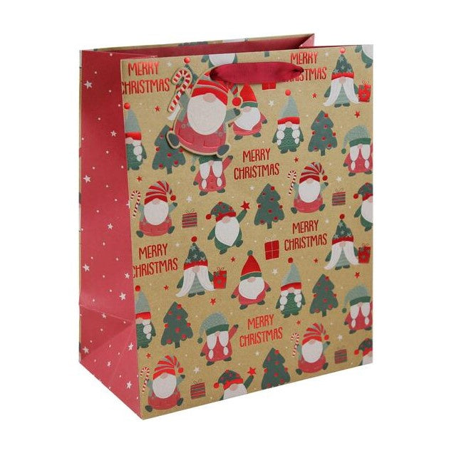 Gonk Kraft Christmas Gift Bag - Large