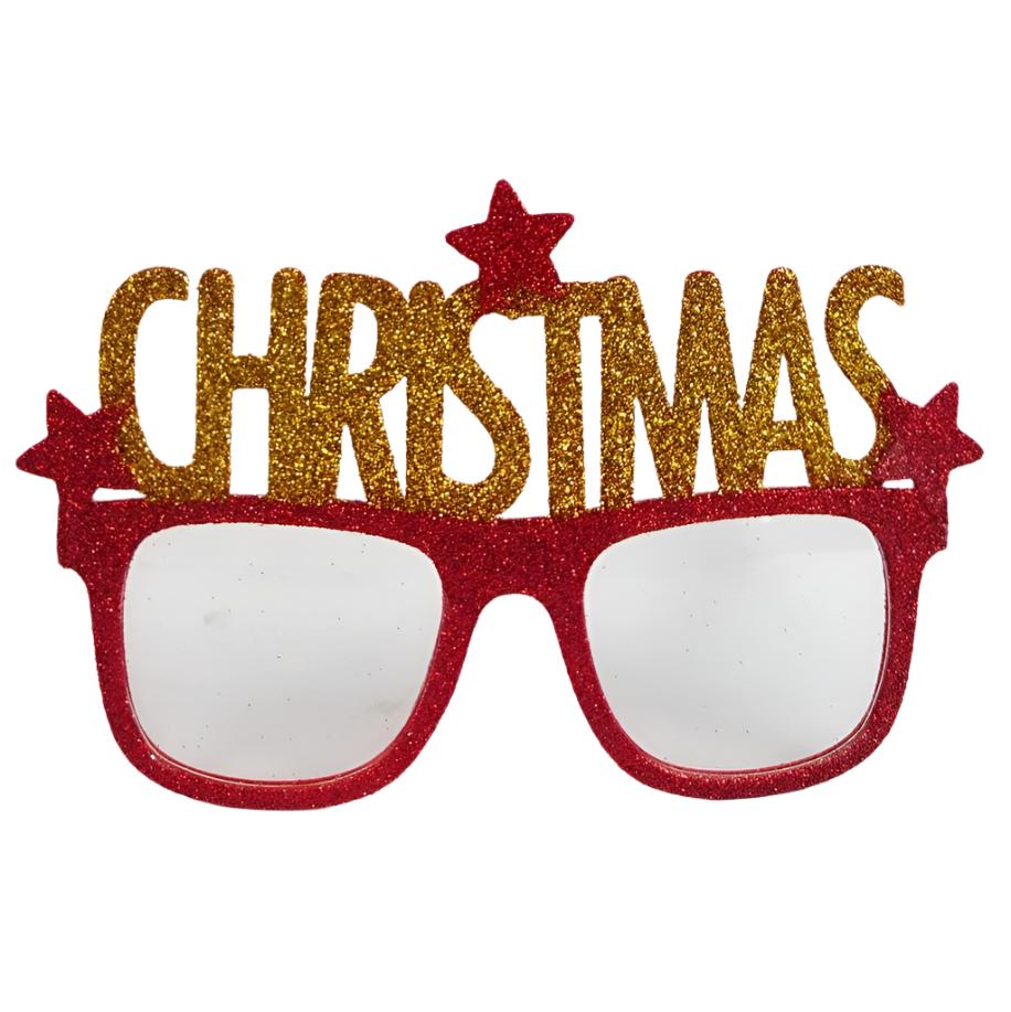 Christmas Glasses Red 15cm