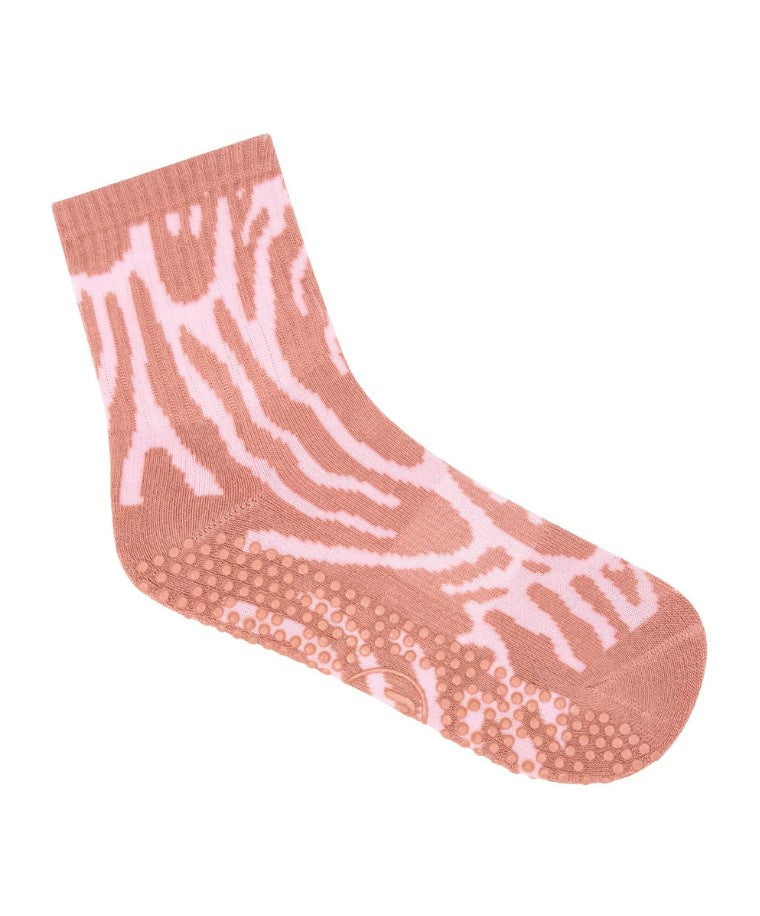 Crew Grip Socks - Grapefruit Coral