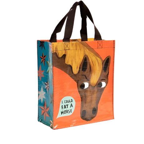 Blue Q Recycled Handy Tote - I Could Eat A Horse