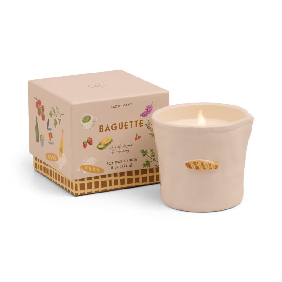 Bistro Candle 8oz - Baguette (Rosemary Thyme)