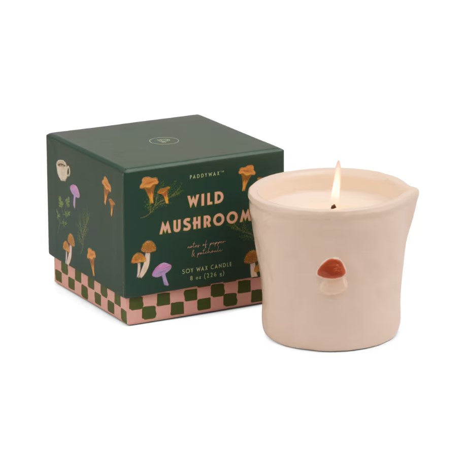 Bistro Candle 8oz - Mushroom (Wild Mushroom)