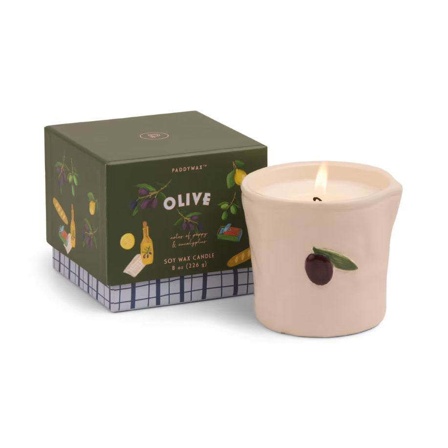 Bistro Candle 8oz - Olive (Fig & Olive)