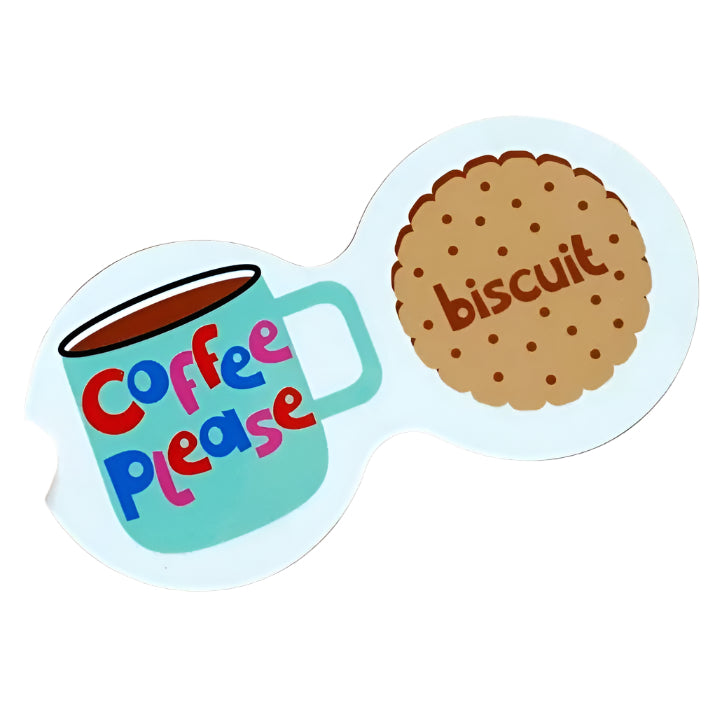 Coffee and Biscuit Double Coaster